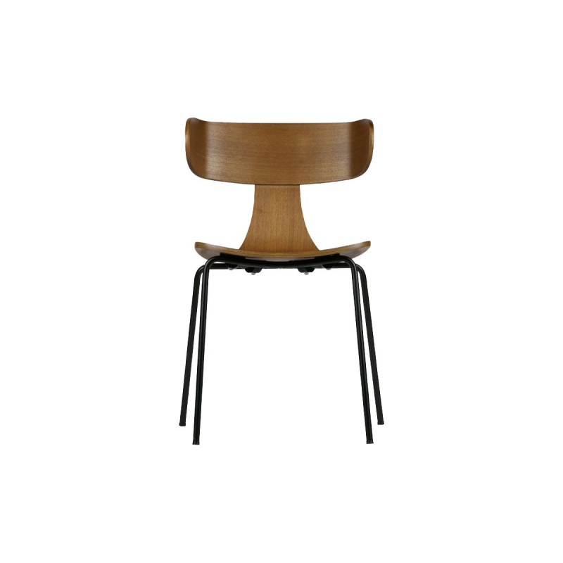 Chaise salle à manger rétro bois métal FORM