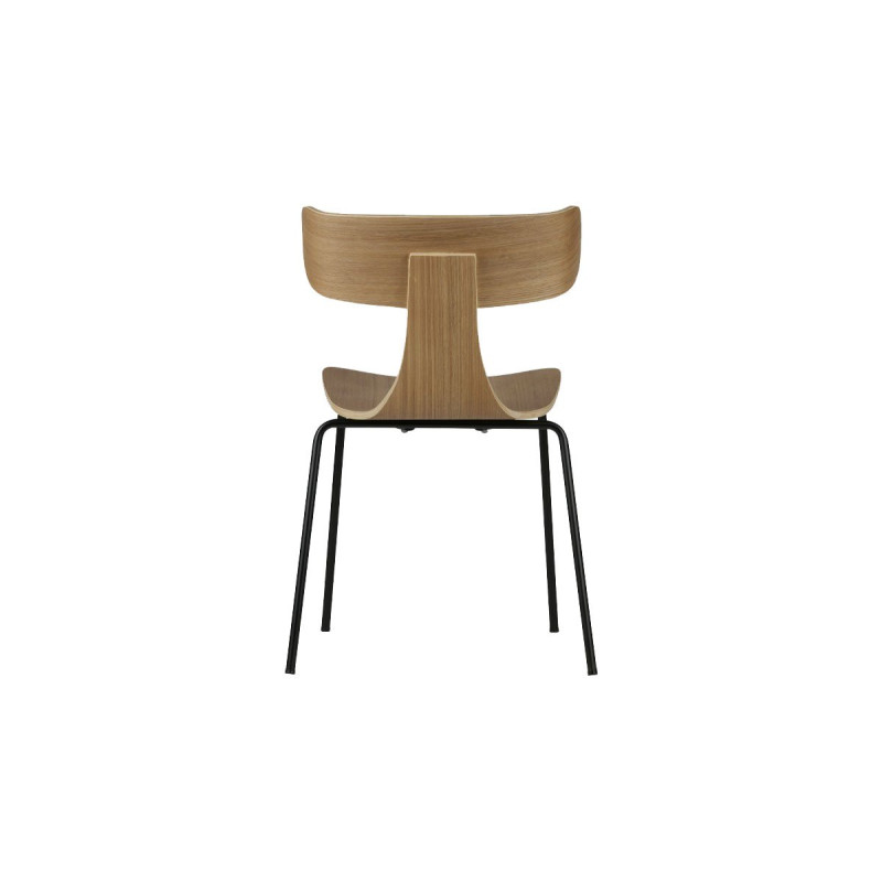 Chaise salle à manger rétro bois métal FORM
