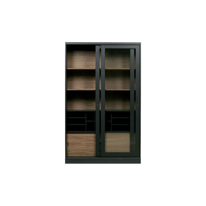 Grande vitrine bois 200cm LAFFERTY