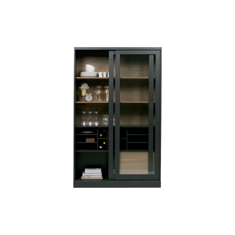 Grande vitrine bois 200cm LAFFERTY