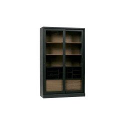 Grande vitrine bois 200cm LAFFERTY