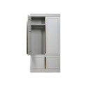 Grande armoire bois massif et laiton CLOUD - BePureHome