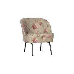 Fauteuil crapaud motifs fleuris VOGUE - BePureHome