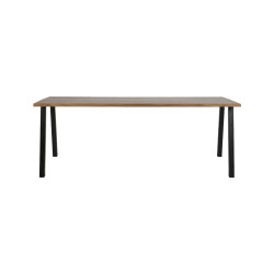 Grande table à manger bois 200x90cm LAFFERTY