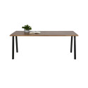 Grande table à manger bois 200x90cm LAFFERTY