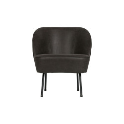 Fauteuil cocktail cuir VOGUE