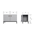 Mini buffet bas 81cm bois LOWA