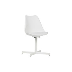 Lot 2 chaises design pied tulip FLOW
