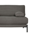 Petit canapé moderne 2 places tissu NOVA