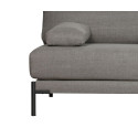 Petit canapé moderne 2 places tissu NOVA