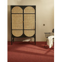 Armoire vintage bois noir portes cannage BACKIN - HK Living