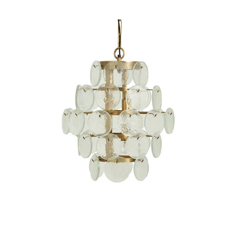 Suspension lustre verre et laiton VICCI - Nordal