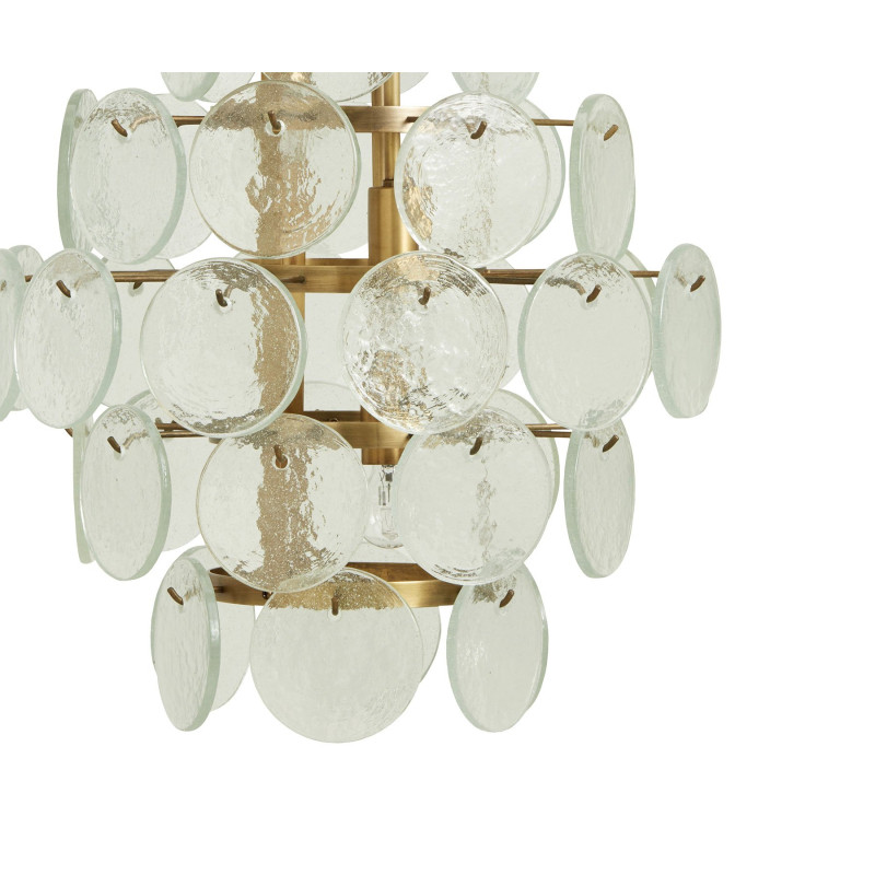 Suspension lustre verre et laiton VICCI - Nordal