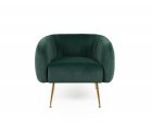Fauteuil lounge 1 personne scandinave-MILLY