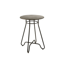 Table haute design en métal DELICE - J-line