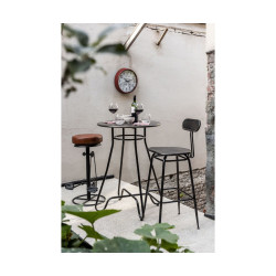 Table haute design en métal DELICE - J-line