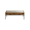 Table basse bois avec rangements bouteilles FACOLPA - J-line