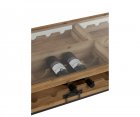 Table basse bois avec rangements bouteilles FACOLPA - J-line