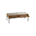 Table basse bois avec rangements bouteilles FACOLPA - J-line