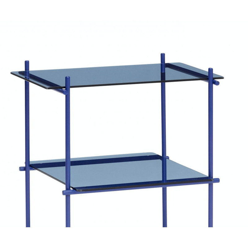 Table d'appoint métal et verre-MAZETTE