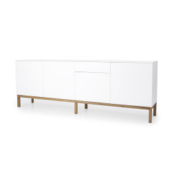 Buffet bas 3 portes scandinave-PAPILO