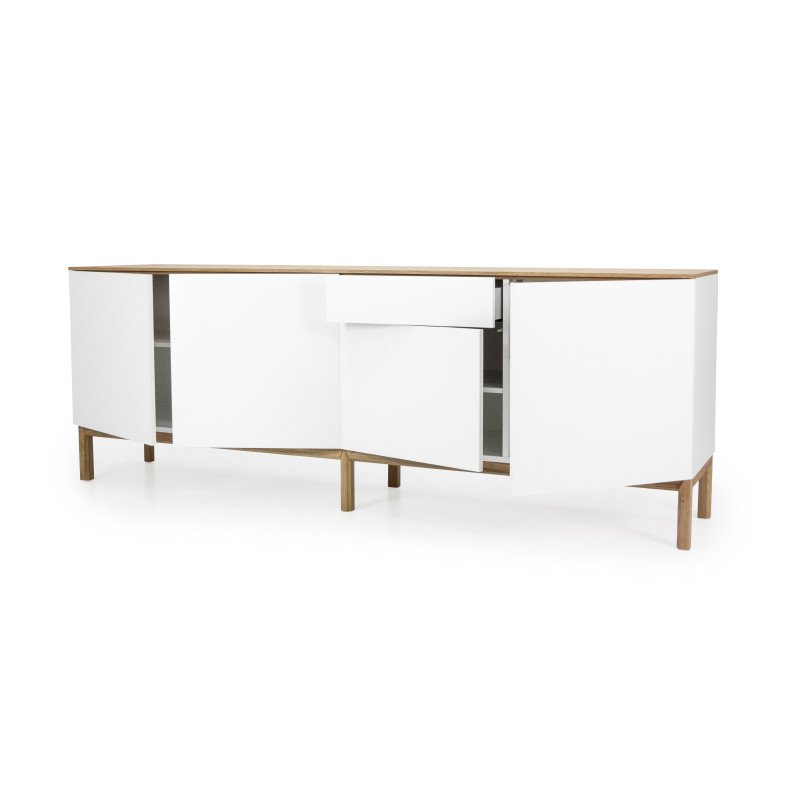 Buffet bas 3 portes scandinave-PAPILO