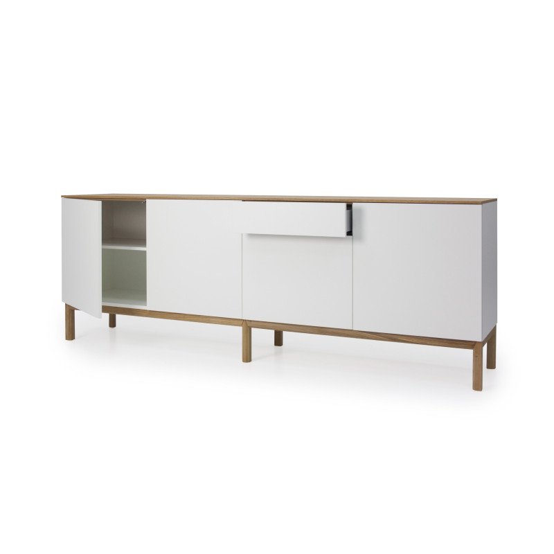 Buffet bas 3 portes scandinave-PAPILO