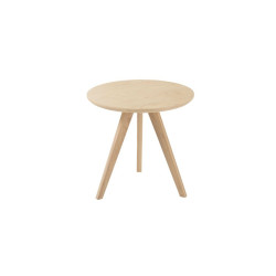 Petite table d'appoint ronde en bois FARAH