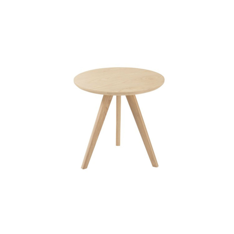 Petite table d'appoint ronde en bois FARAH - J-line