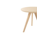 Petite table d'appoint ronde en bois FARAH - J-line