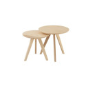 Petite table d'appoint ronde en bois FARAH - J-line