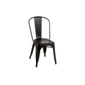 Lot de 2 chaises bistro métal DELICE - J-line