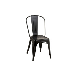 Lot de 2 chaises bistro métal DELICE - J-line