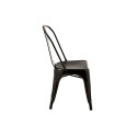 Lot de 2 chaises bistro métal DELICE - J-line