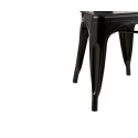 Lot de 2 chaises bistro métal DELICE - J-line
