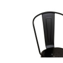 Lot de 2 chaises bistro métal DELICE - J-line