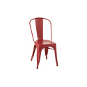 Lot de 2 chaises bistro métal DELICE - J-line