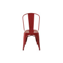 Lot de 2 chaises bistro métal DELICE - J-line