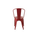 Lot de 2 chaises bistro métal DELICE - J-line