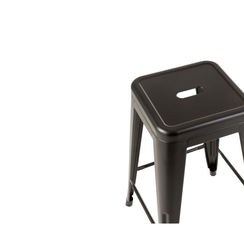 Lot de 2 tabourets style industriel métal DELICE - J-line