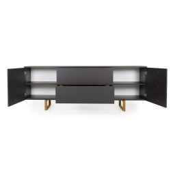 Buffet bas 2 tiroirs scandinave- SIOLIS