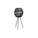 Lampe à poser rotin et métal-DONNA
