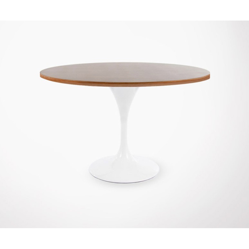 Table FLOWER noyer - 120cm