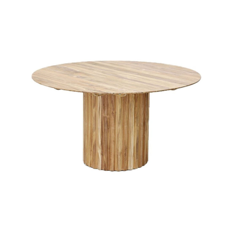 Table ronde pillier teck - AFRI
