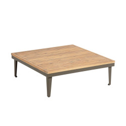 Table basse extérieur en bois 90x90cm TABLA