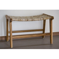 Ottoman design naturel teck massif ABOCOLO - HK Living