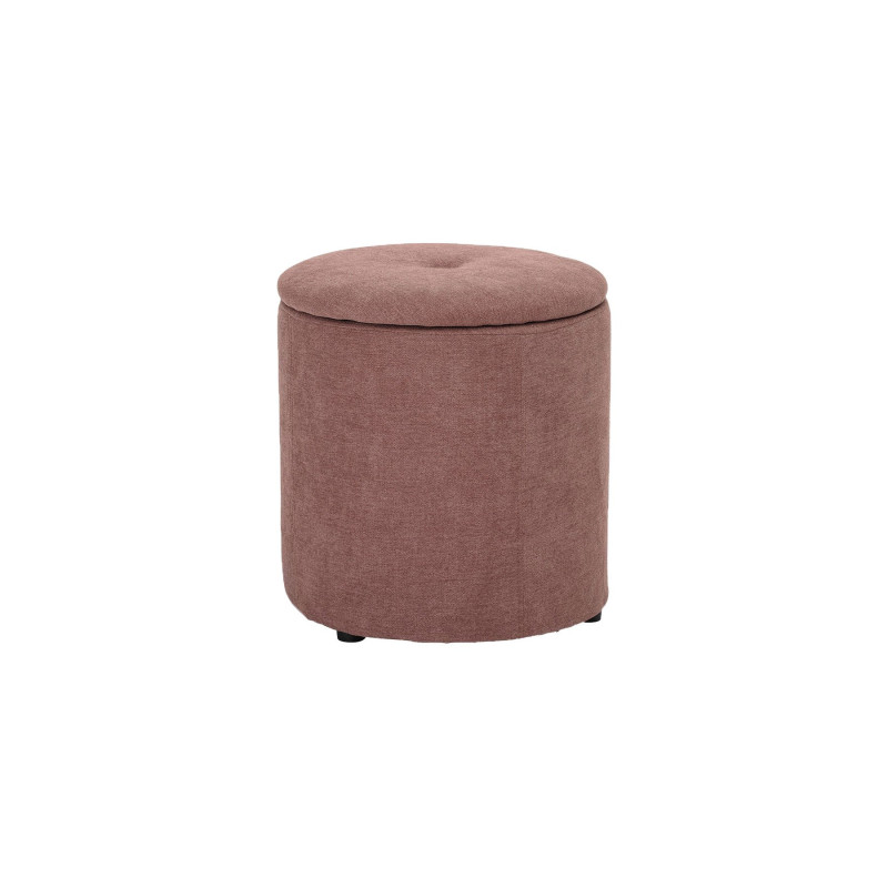Pouf rond en tissu style vintage ROMI - Bloomingville