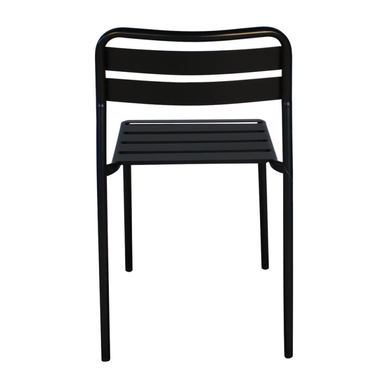 Lot de 2 chaises de salle à manger métal ODILE