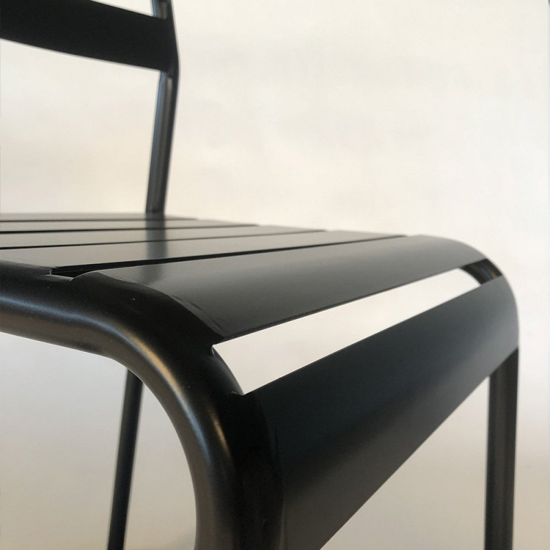 Lot de 2 chaises de salle à manger métal ODILE