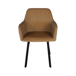Lot de 2 Chaises rembourrées scandinave-GEMALI